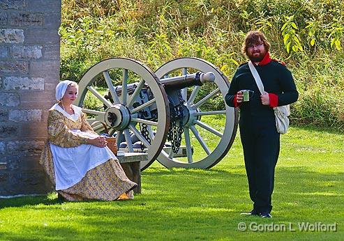 Fort Wellington Lass & Lad_16183.jpg - Photographed at Fort Wellington in Prescott, Ontario, Canada.